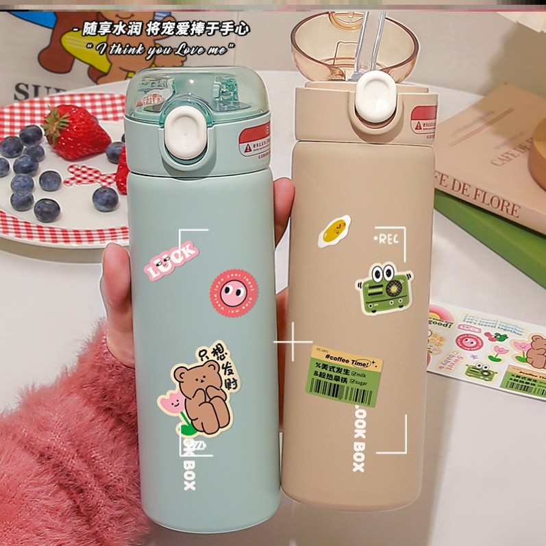 保温杯咖啡杯户外小男孩女孩外出携带老式经典焖茶泡茶情侣迷你