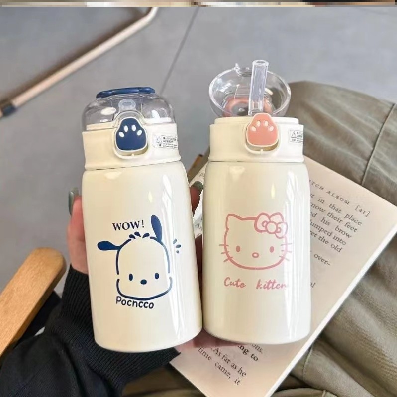 保温杯口袋饮水巨好看的暖水热水宿舍情侣高端大容量成人家用商用