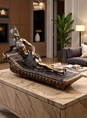 埃及妖娆女王睡美人摆件