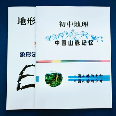 初中地理中国山脉分布走向快速记忆 各省地形轮廓形象联想识记