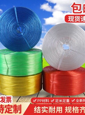 新料捆扎绳尼龙绳子捆扎打包绳扎口绳包装捆绑扎口缝包针封口绳厂