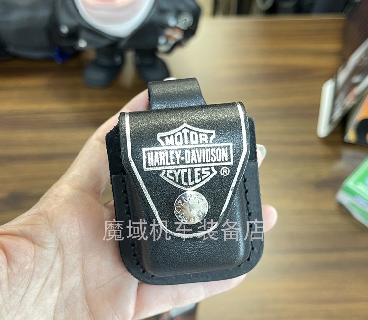 22712魔域机车哈雷复古zippo保护套皮套