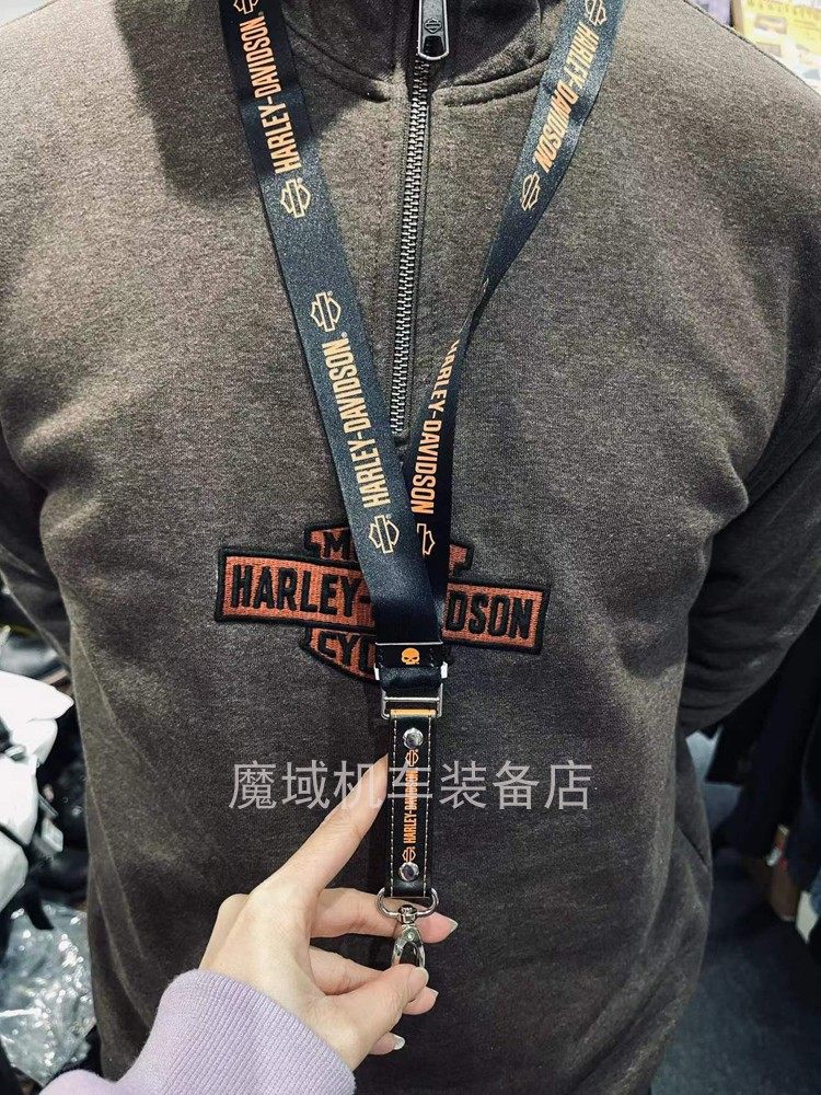 26521魔域机车美国哈雷正品摩托车机车汽车挂绳缎面新款