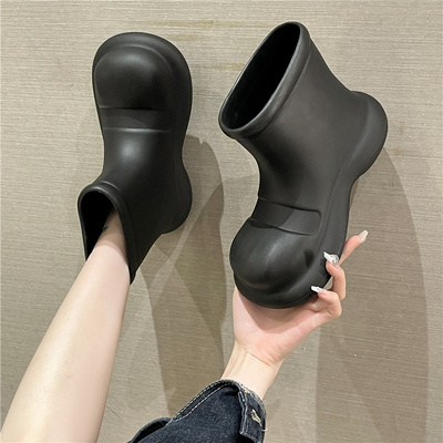明星同款防水雨鞋女款时尚外穿防滑雨靴ins时尚百搭水鞋成人水靴