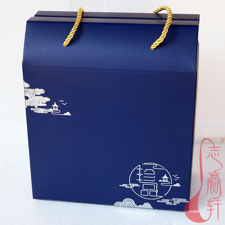 通用散茶普洱茶包装盒草香纸烫金礼盒大号公版茶叶土特产牛皮纸盒