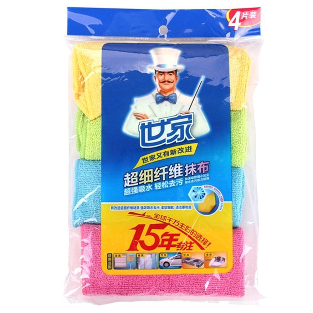 世家21336 细纤维抹布4片抹布