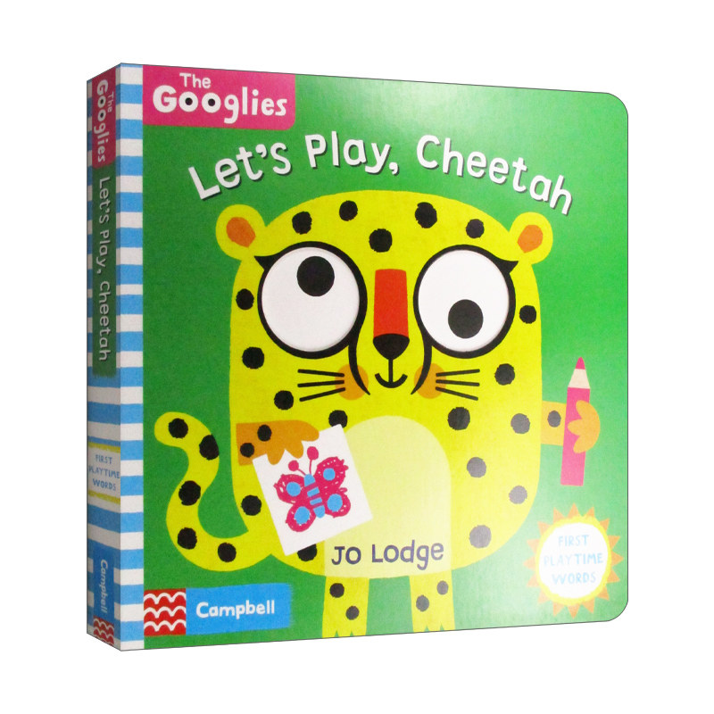 我们来玩吧 猎豹  the googlies lets play  cheetah 英文原版儿童