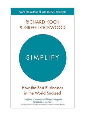 英文原版 Simplify 极简法则 简化 从苹果到优步的深层简化工具 企业成功经验 英文版 进口英语原版书籍