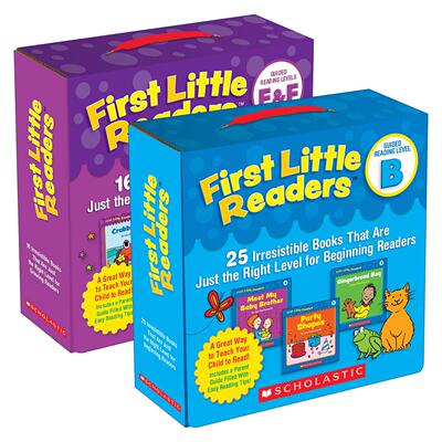 英文原版  Scholastic First Little Readers Parent Pack 学乐小读者家长系列2盒 英文版 进口英语原版书籍