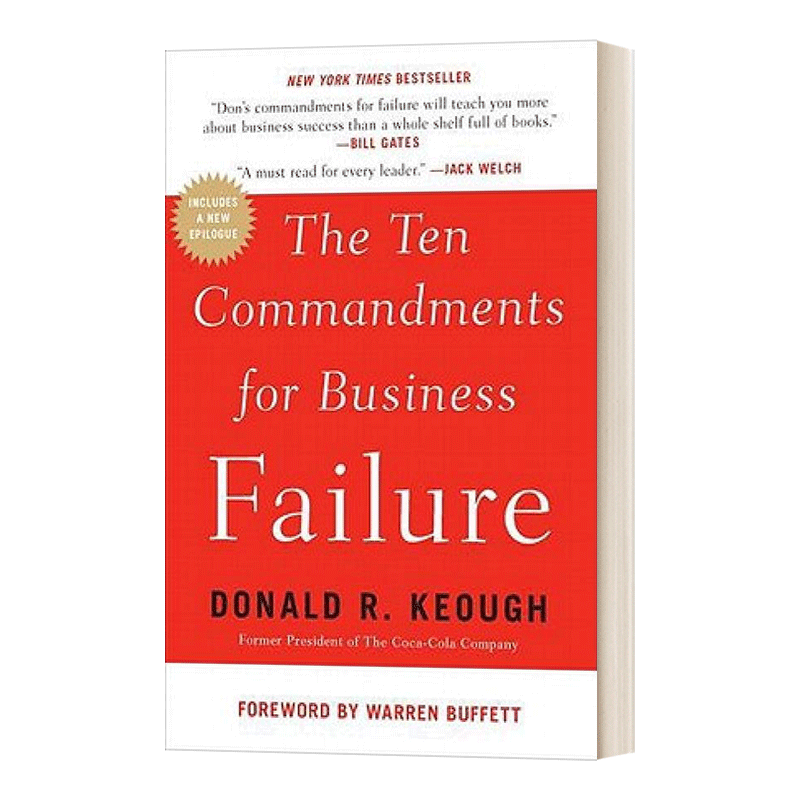 The Ten Commandments for Business Failure 商业失败的十诫 英文原版金融投资读物 进口英语书籍