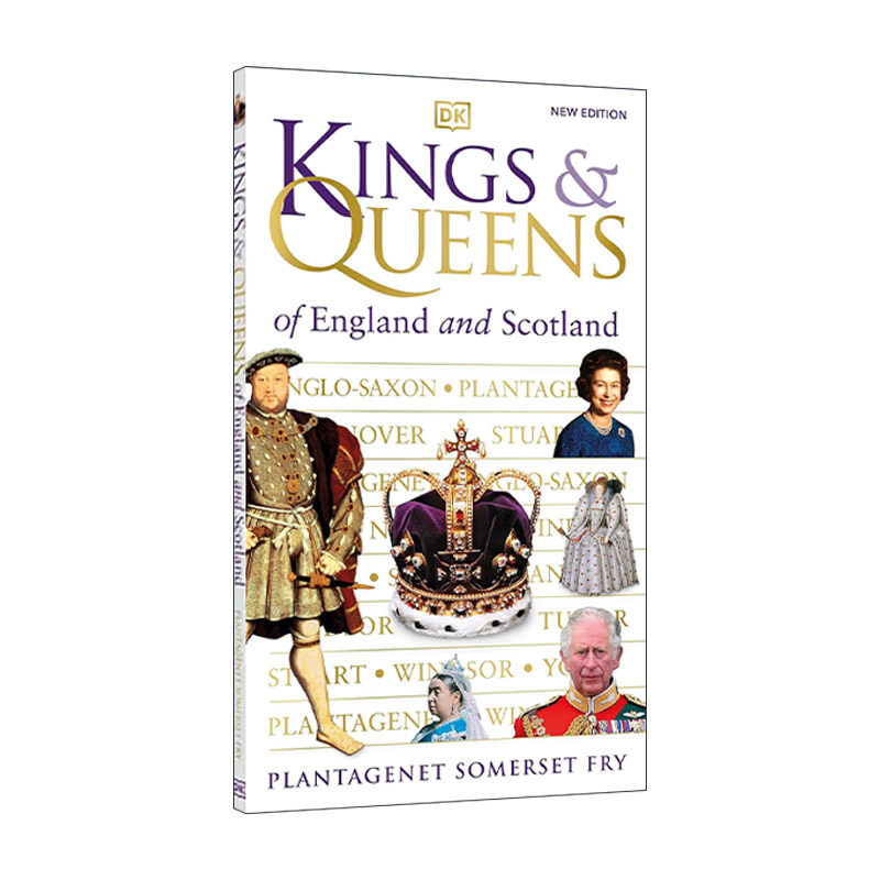 英文原版 Kings & Queens of England and Scotland 英格兰和苏格兰的国王和女王 DK历史科普百科 英文版 进口英语原版书籍