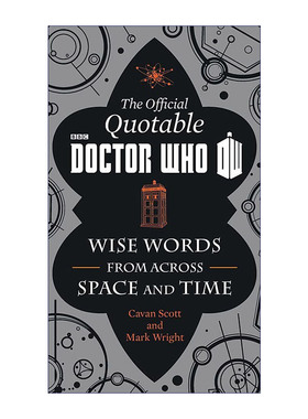 The Official Quotable Doctor Who 神秘博士官方语录 跨越时空的慧言慧语 精装 英文原版影视艺术读物