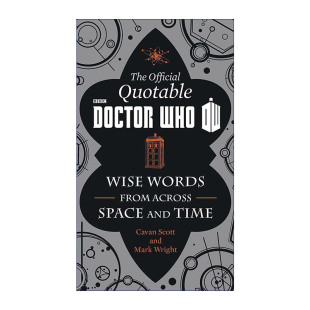 跨越时空 影视艺术读物 Quotable 英文原版 精装 慧言慧语 神秘博士官方语录 Who Doctor Official The