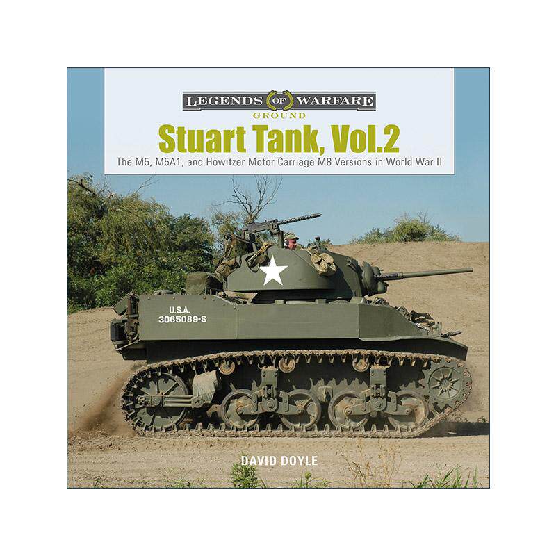英文原版 Stuart Tank  Vol.2 轻型坦克 卷二 M5 M5A1与二战时期的M8自行榴弹炮 历史 精装 英文版 进口英语原版书籍