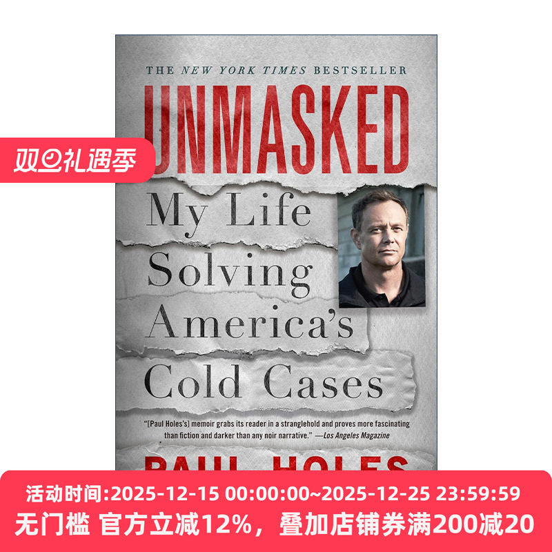 英文原版 Unmasked 追缉恶人杀人魔 侦查探员Paul Holes的职业故事 英文版 进口英语原版书籍
