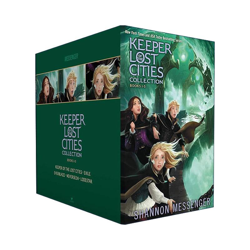 英文原版 Keeper of the Lost Cities Collection 失落城市的守护者1-5册套装 精装 英文版 进口英语原版书籍