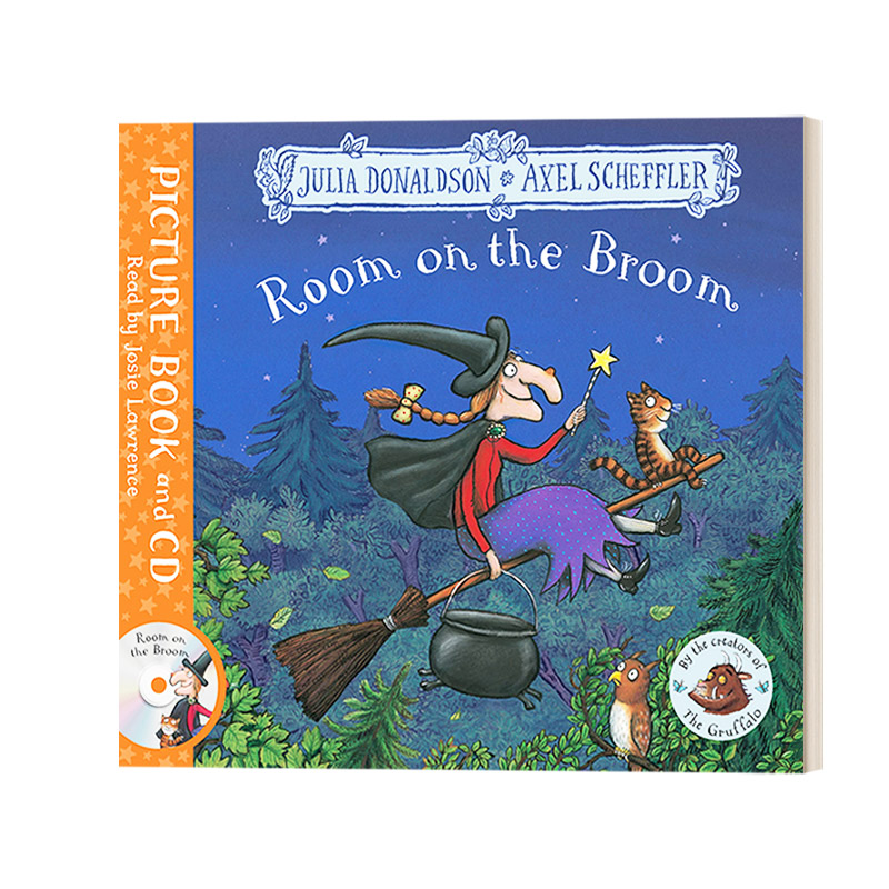 Room on the Broom 女巫扫帚排排坐 大开绘本 附CD
