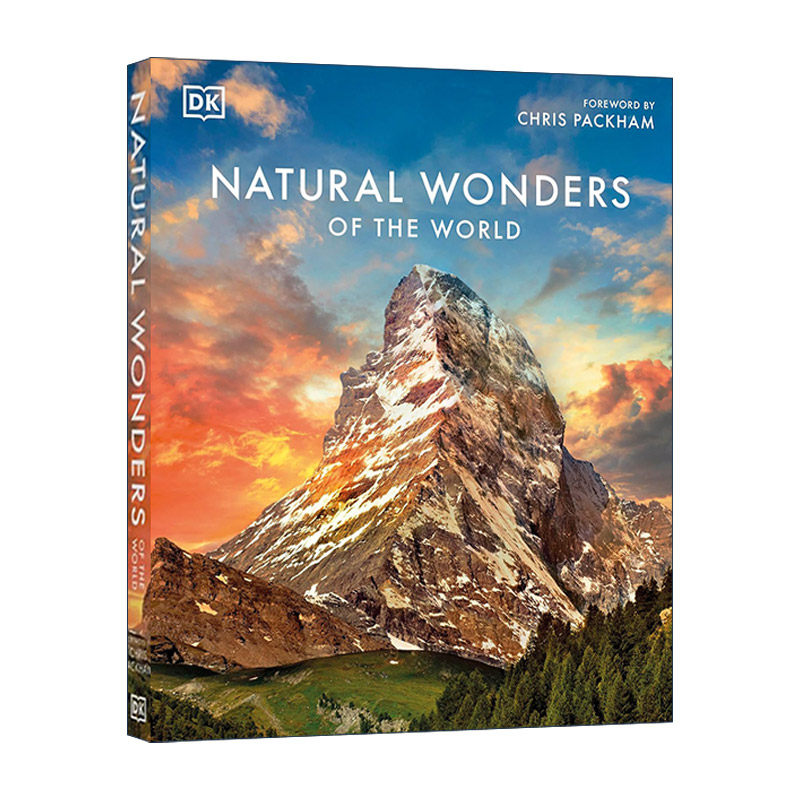 英文原版 Natural Wonders of the World 世界自然奇观 山脉山川火山景观地貌指南 DK摄影自然科普百科精装 进口英语原版书籍