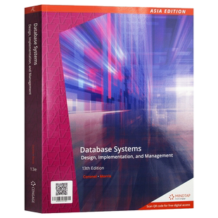 数据库系统 第13版 Database Systems Design Implementation and Management 英文原版计算机网络读物 进口英语书籍