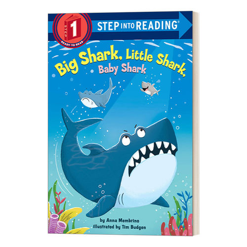 大鲨鱼小鲨鱼鲨鱼宝宝英文版