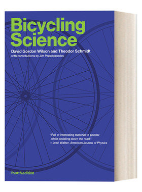 英文原版 Bicycling Science  fourth edition The MIT Press 自行车科学 第四版 David Gordon Wilson 英文版 进口英语原版书籍
