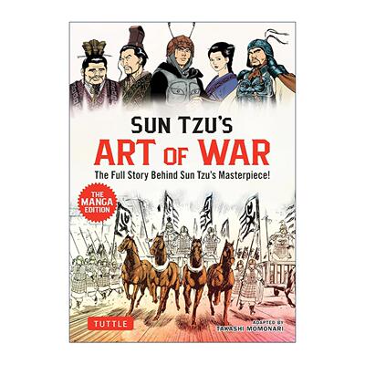 英文原版 Sun Tzu's Art of War 孙子兵法 漫画版 孙子杰作背后的完整故事 英文版 进口英语原版书籍