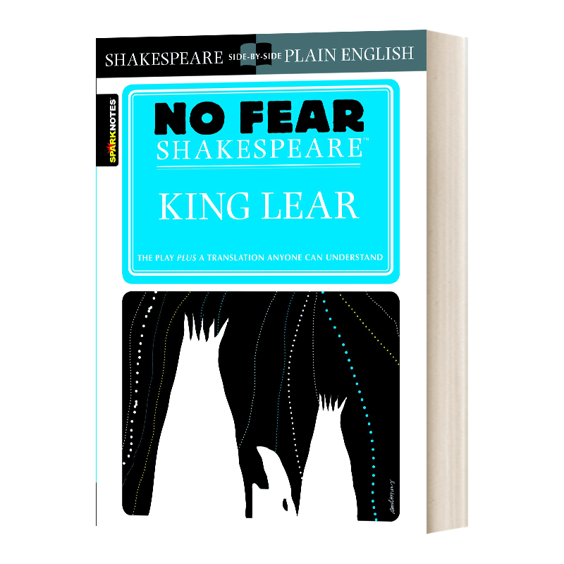 别怕莎士比亚  李尔王 Sparknotes King Lear No Fear Shakespeare 英文原版文学书籍 四大悲剧 进口英语读物