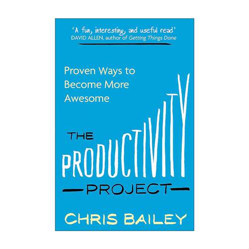 英文原版 The Productivity Project 有生产力的一年 25个有销提升效率的方法 别让无效努力毁了你 英文版 进口英语原版书籍