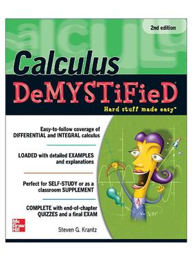 英文原版 Calculus Demystified 微积分 自学向导系列 第2版 英文版 进口英语原版书籍