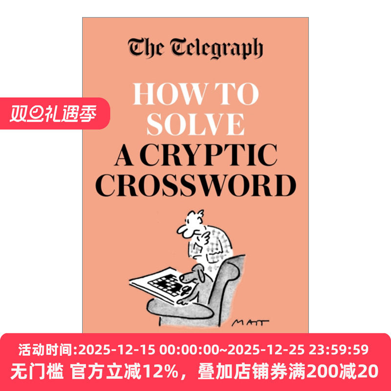 英文原版 The Telegraph How To Solve a Cryptic Crossword 每日电讯报 如何解开密码字谜 英文版 进口英语原版书籍