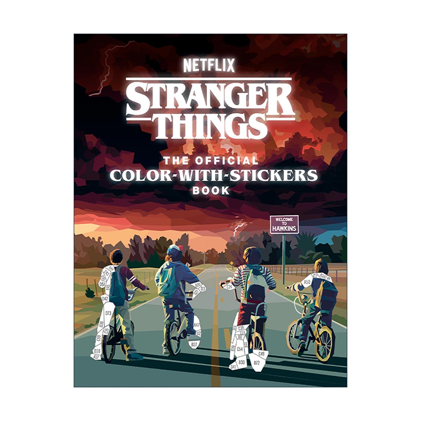 英文原版 Stranger Things The Official Color 怪奇物语 贴纸涂色书 拼图 热门影视周边 英文版 进口英语原版书籍