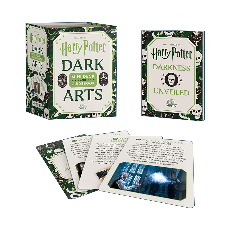 英文原版 Harry Potter Dark Arts Mini Deck and Guidebook 哈利波特黑魔法迷你卡牌与指南 英文版 进口英语原版书籍