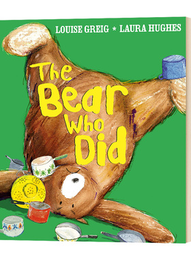 The Bear Who Did 扫走坏心情 Sweep Louise Greig作者新作 英文原版绘本 儿童英语图画故事书 进口原版书籍