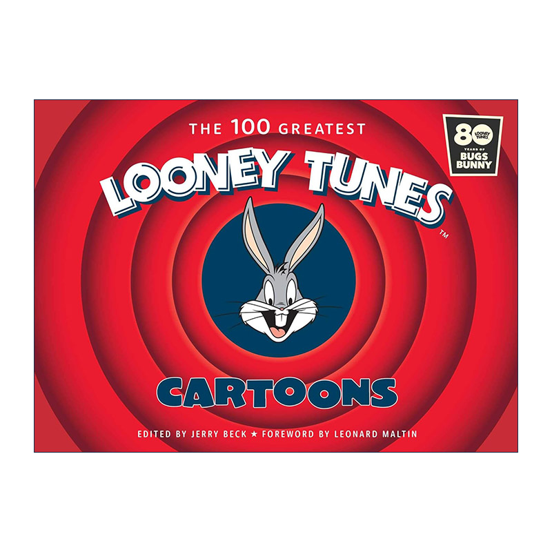 英文原版 The 100 Greatest Looney Tunes Cartoons 兔八哥卡通 精装 英文版 进口英语原版书籍