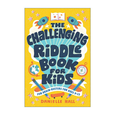 英文原版 The Challenging Riddle Book for Kids 儿童谜语挑战书 9-12岁 提高智力 英文版 进口英语原版书籍