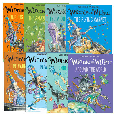 英文原版 Winnie and Wilbur 女巫温妮绘本8册 吴敏兰书单 儿童图画故事书 英文版 进口英语原版书籍