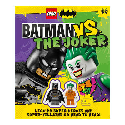 英文原版 LEGO Batman Batman Vs The Joker 乐高蝙蝠侠 蝙蝠侠大战小丑 玩偶人仔 DC漫画 DK 精装 英文版 进口英语原版书籍