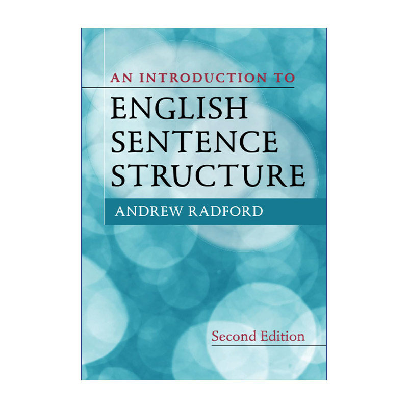 英文原版 An Introduction to English Sentence Structure 英语句子结构导论 Andrew Radford 英文版 进口英语原版书籍