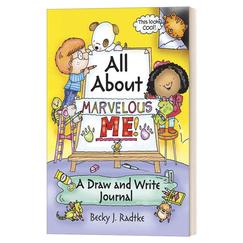 英文原版 all about marvelous me a draw and write journal 关于了