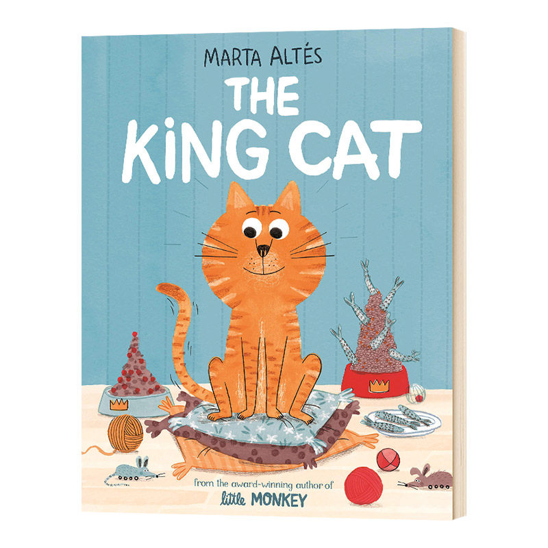 艾德丝 the king cat 英文原版儿童故事友谊绘本 麦克米伦 macmillan