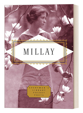 英文原版 Millay Poems Everyman's Library Pocket Poets 埃德娜.圣.文森特.米莱 诗歌 人人图书馆口袋诗人系列 英文版进口英语书