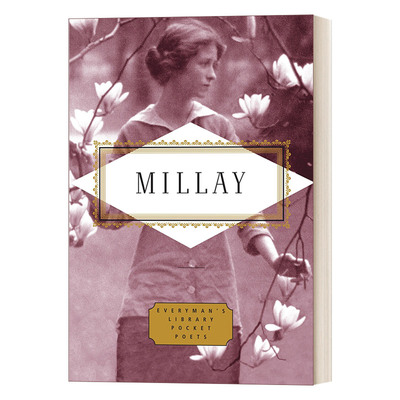 英文原版 Millay Poems Everyman's Library Pocket Poets 埃德娜.圣.文森特.米莱 诗歌 人人图书馆口袋诗人系列 英文版进口英语书