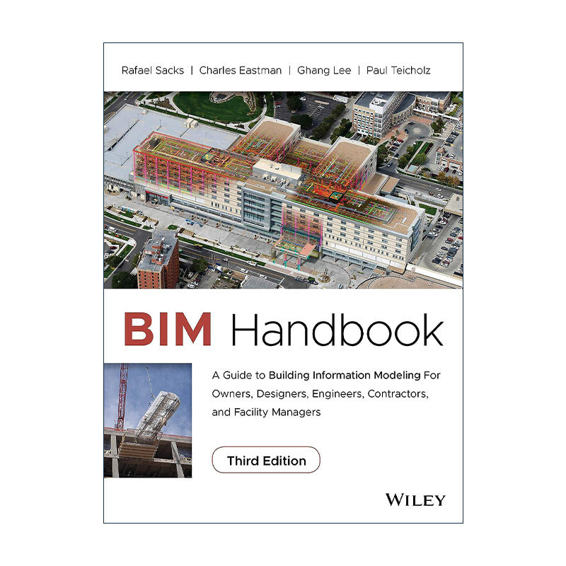 英文原版 BIM Handbook 建筑咨询建模手册 写给业主 专案经理 设计师 工程师以及承包商的指南 精装第3版 英文版 进口英语原版书籍