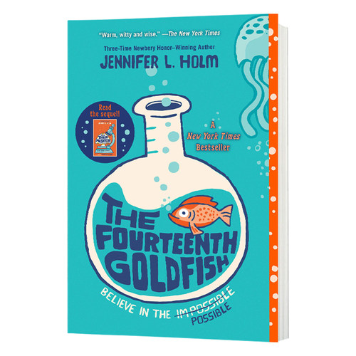 第十四条金鱼The Fourteenth Goldfish 英文原版经典儿童文学小说读物 纽伯瑞奖作家 Jennifer L Holm 英文版进口英语书籍