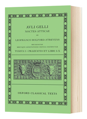 英文原版 Aulus Gellius Attic Nights Preface and Books 1-10 阿提卡之夜 序言及第1-10卷 奥卢斯·格利乌斯 英文版 进口英语书