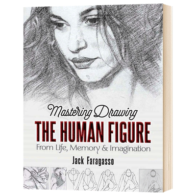 掌握绘制人物的形象 来自生活 记忆和想象Mastering Drawing the Human Figure 英文原版艺术类读物 进口英语书籍