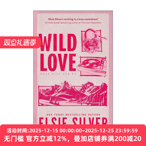英文原版 Wild Love 狂野的爱 北美晋江浪漫爱情流行小说 Elsie Silver 英文版 进口英语原版书籍