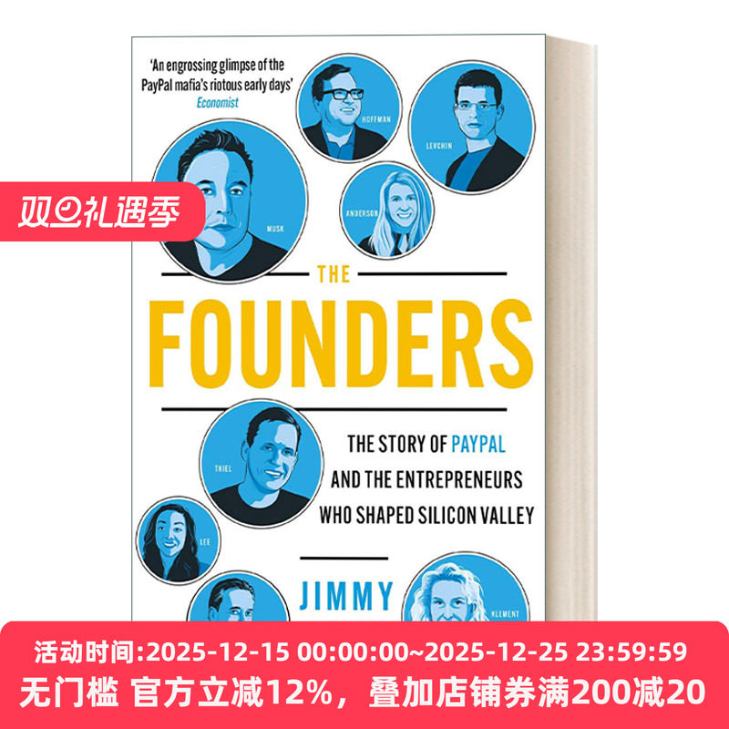 英文原版 The Founders 创业者 Paypal创业帮的故事 英文版 进口英语原版书籍