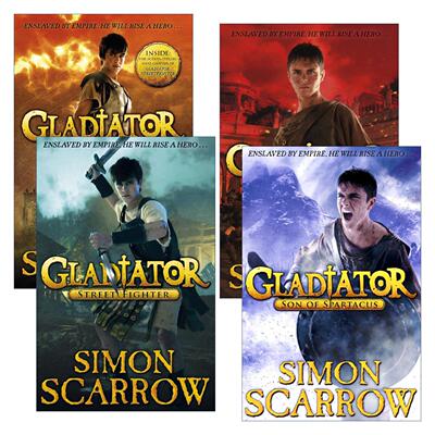 英文原版 Gladiator 角斗士1-4册 西蒙·斯卡罗 畅销青少年古罗马战斗小说 英文版 进口英语原版书籍
