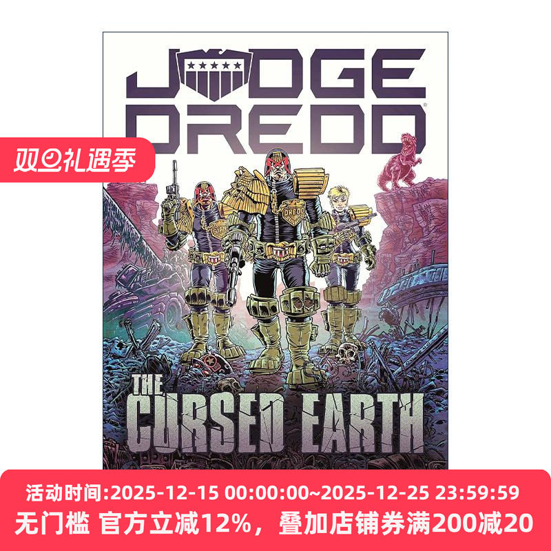 英文原版 Judge Dredd The Cursed Earth 特警判官 被诅咒的大地 荒野大陆桌游系列精装 英文版 进口英语原版书籍